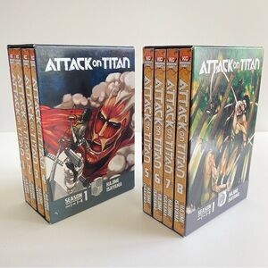 1-8 Attack On Titan Manga Complete Season 1 Box Set Hajime Isayama